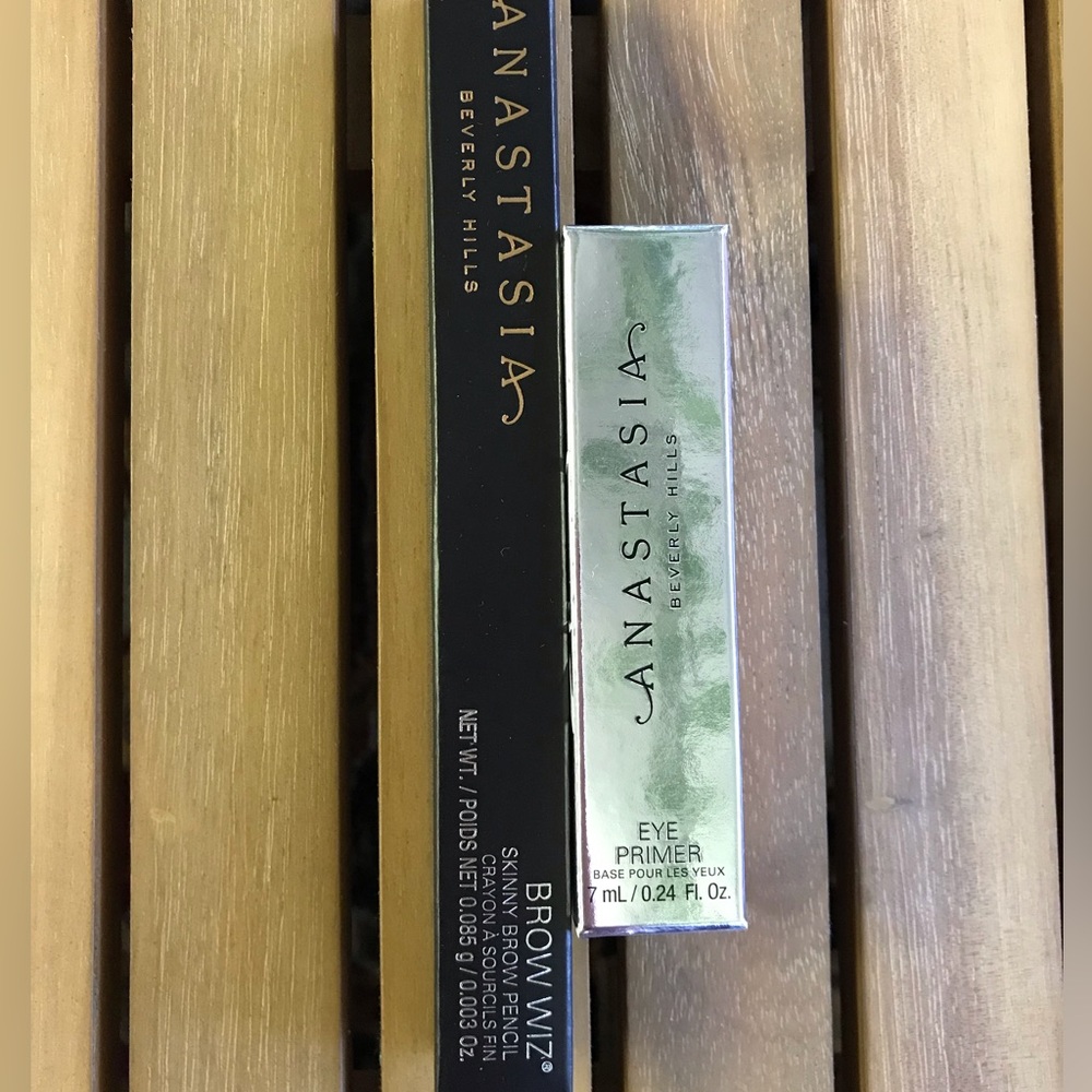 Anastasia Beverly Hills brow wiz pencil ebony and mini eye primer